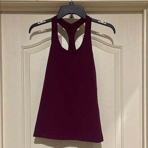 Lululemon Athletica Red Racerback Tank Top